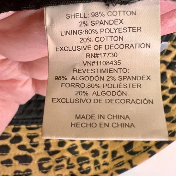 Leopard Animal Print Bucket Hat One Size - Picture 5 of 5